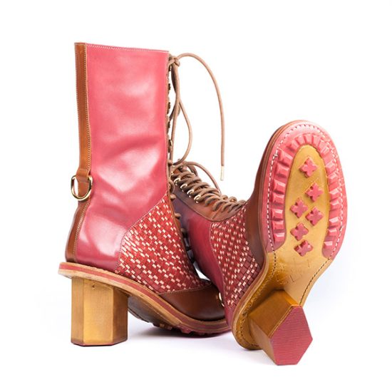 red boots