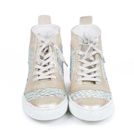Fisu fish skin leather sneaker