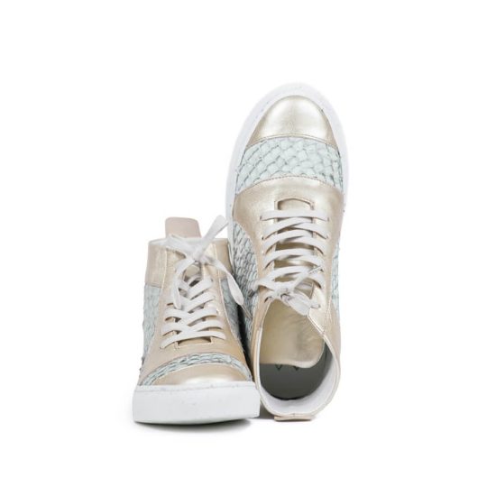 Fisu fish skin leather sneakers